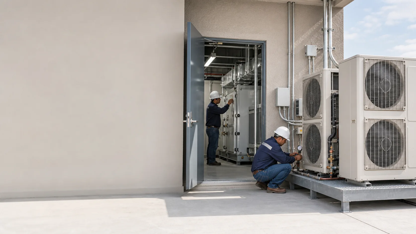 Aplicación de Divididos Comerciales en proyecto HVAC